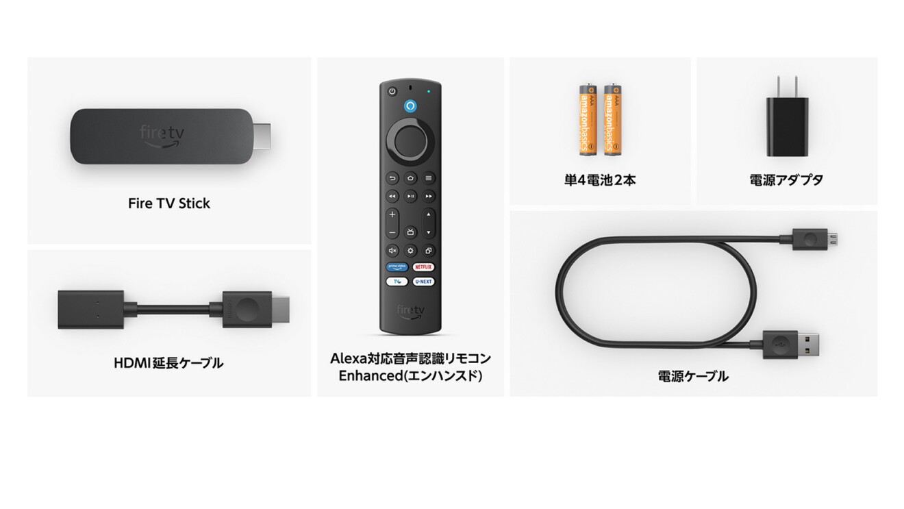 Fire TV Stickの接続イメージ
