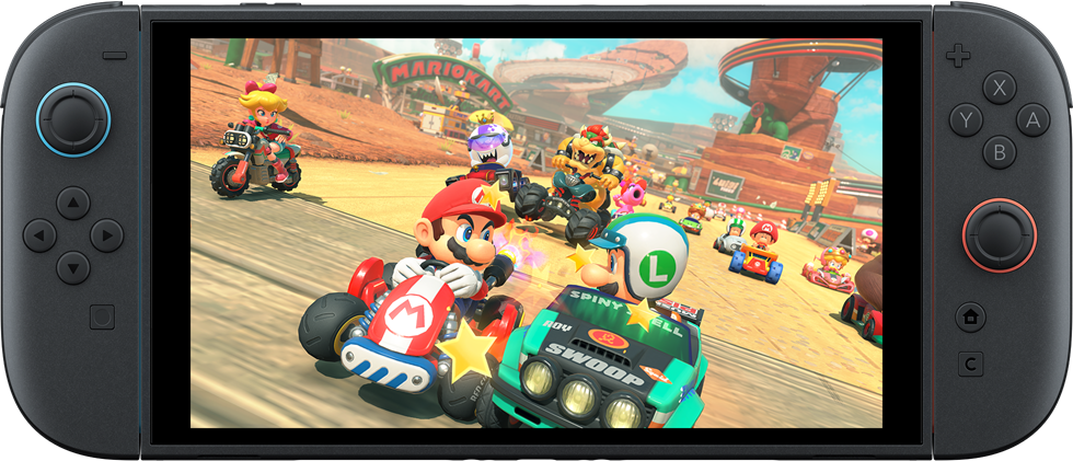 Nintendo Switch 2の大画面ディスプレイ
