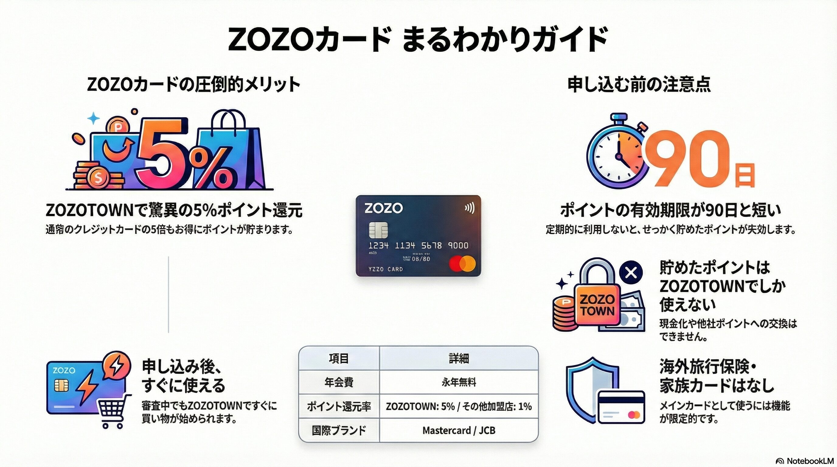 ZOZOカード完全ガイド｜ポイント、メリットとデメリット、作成と解約方法、審査、締め日まで完全解説