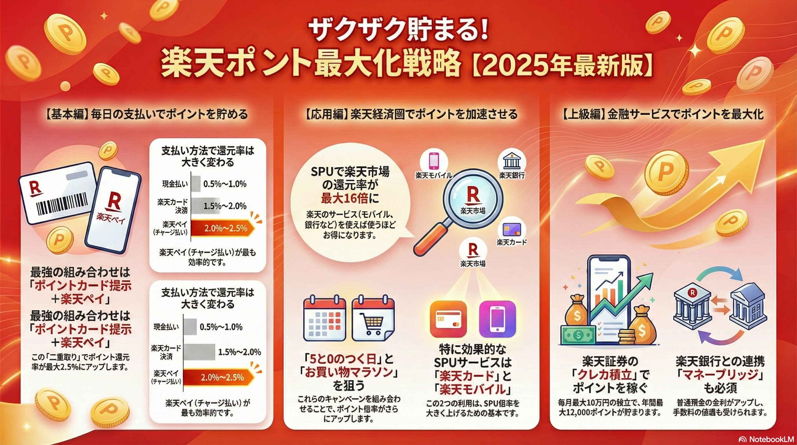 2025年最新版】楽天ポイントの貯め方完全ガイド｜効率的に年間10万ポイント獲得する裏ワザと攻略法